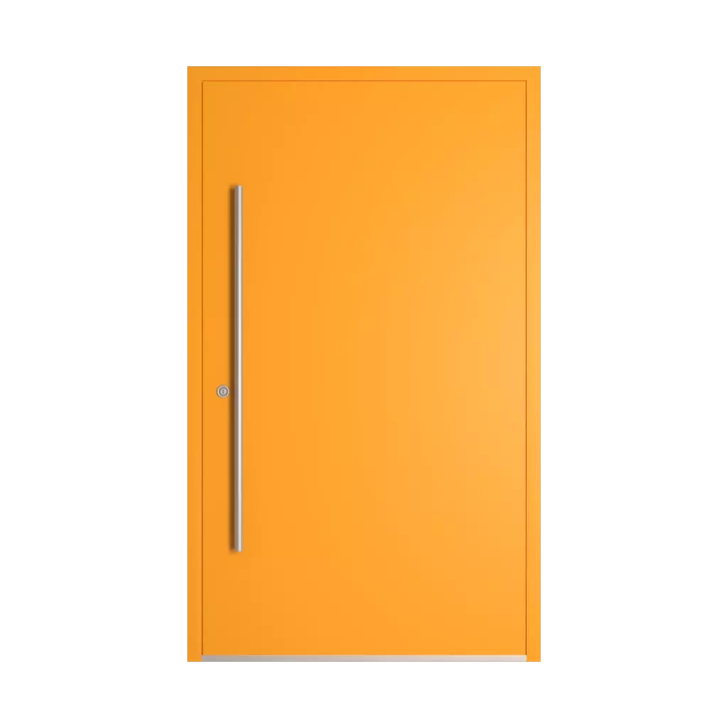 RAL 2007 Luminous bright orange entry-doors models-of-door-fillings dindecor 6120-pwz  