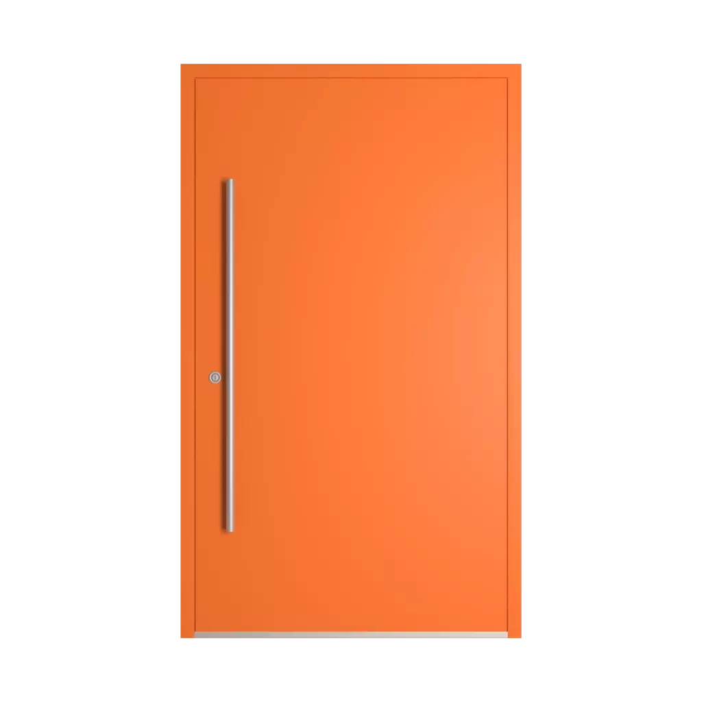 RAL 2008 Bright red orange entry-doors models-of-door-fillings cdm model-8  