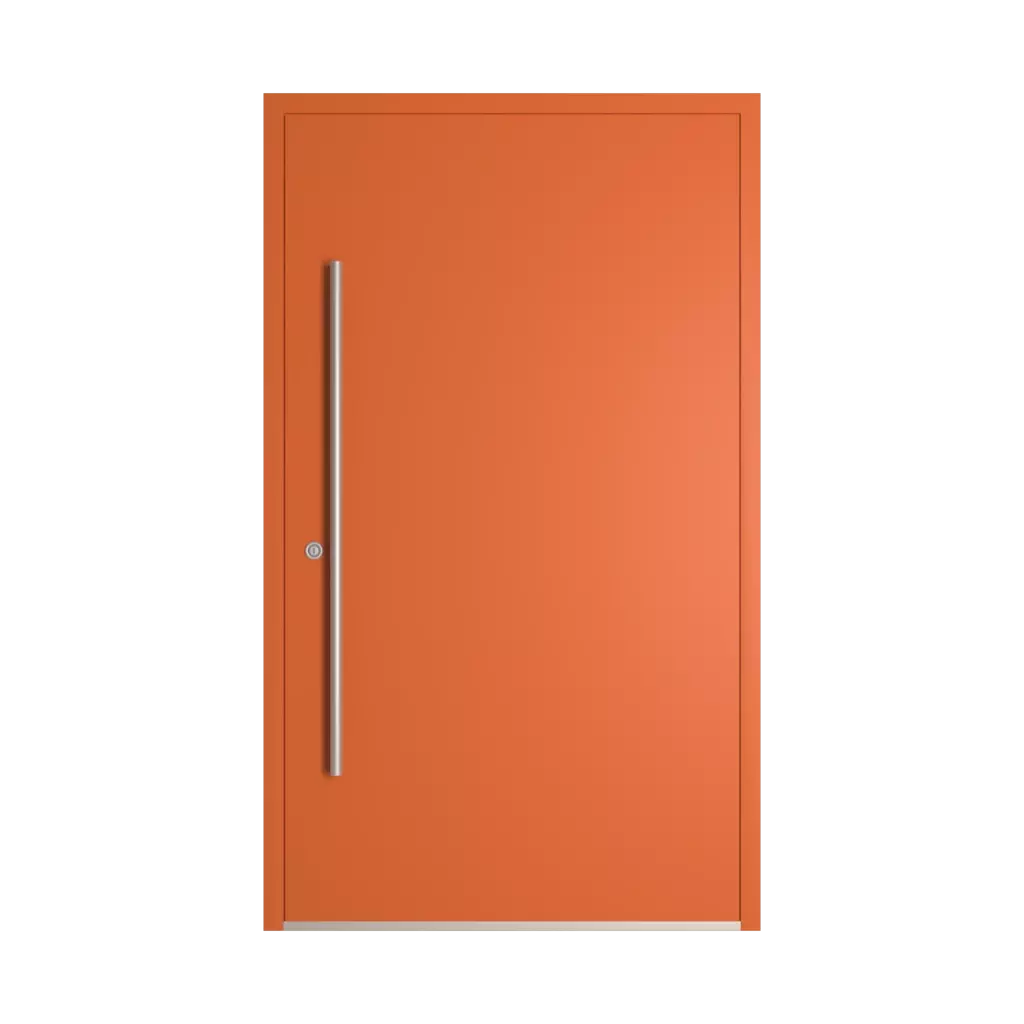 RAL 2010 Signal orange entry-doors models-of-door-fillings dindecor cl20  