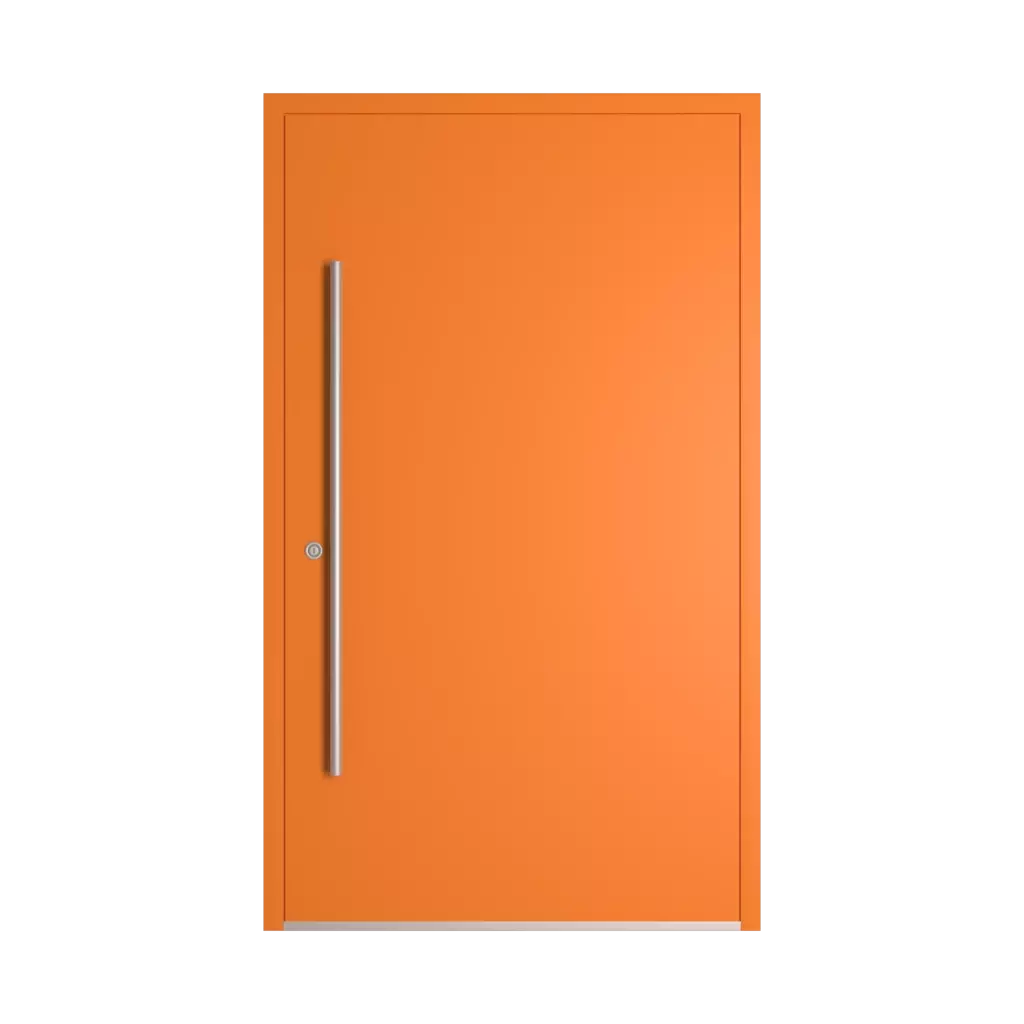 RAL 2011 Deep orange entry-doors models-of-door-fillings adezo wilno  