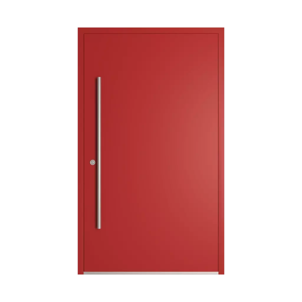 RAL 3000 Flame red entry-doors models-of-door-fillings adezo wilno  