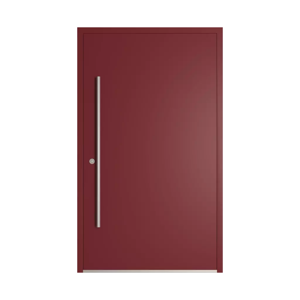 RAL 3004 Purple red entry-doors models-of-door-fillings dindecor 6005-pvc  