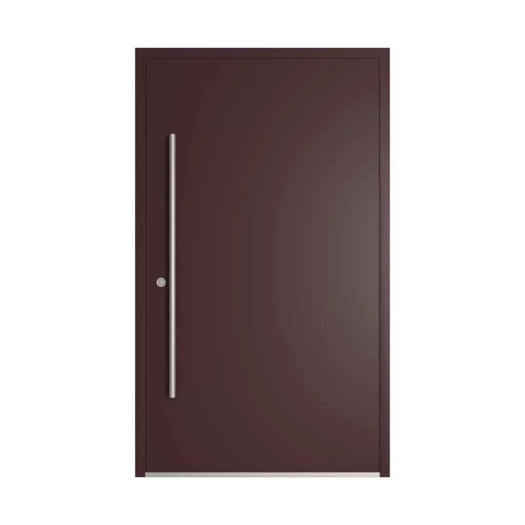 RAL 3007 Black red entry-doors models-of-door-fillings dindecor sl01  