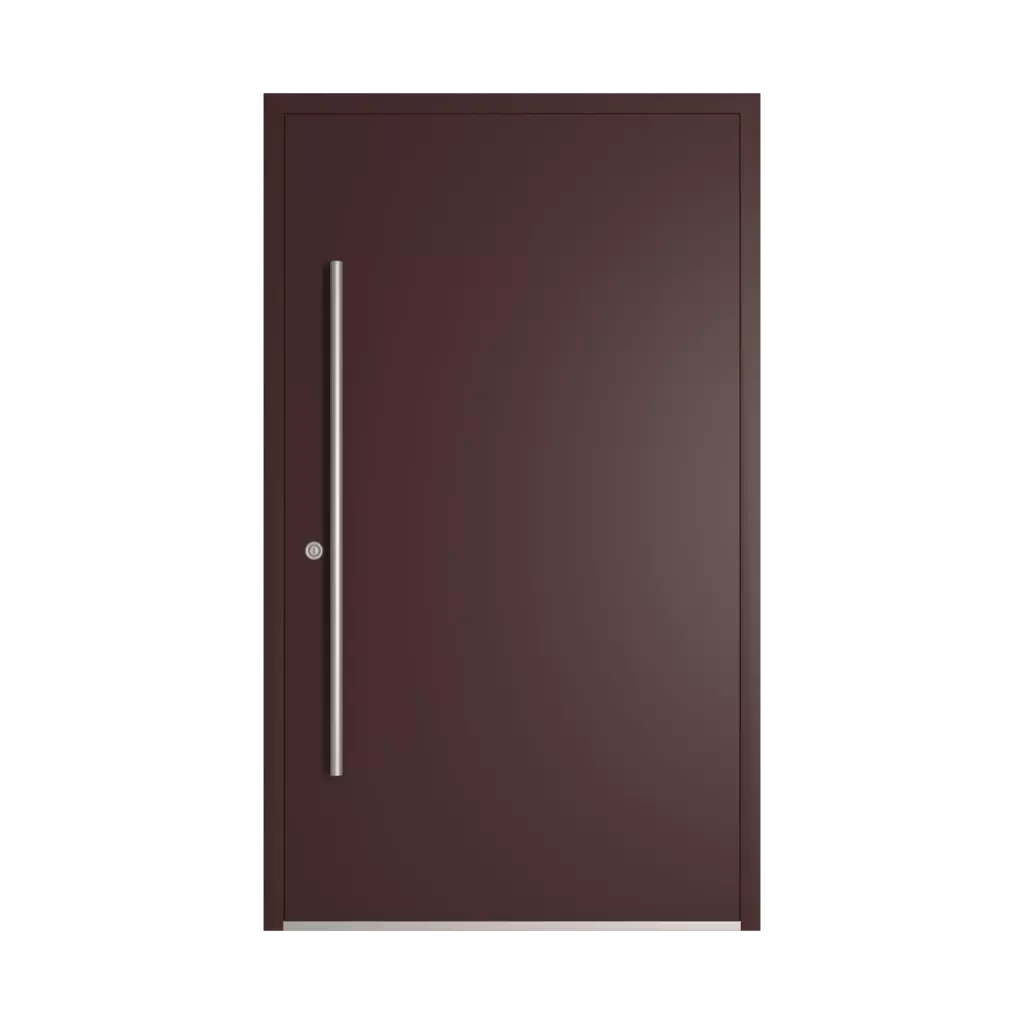 RAL 3007 Black red entry-doors models-of-door-fillings dindecor model-1101  