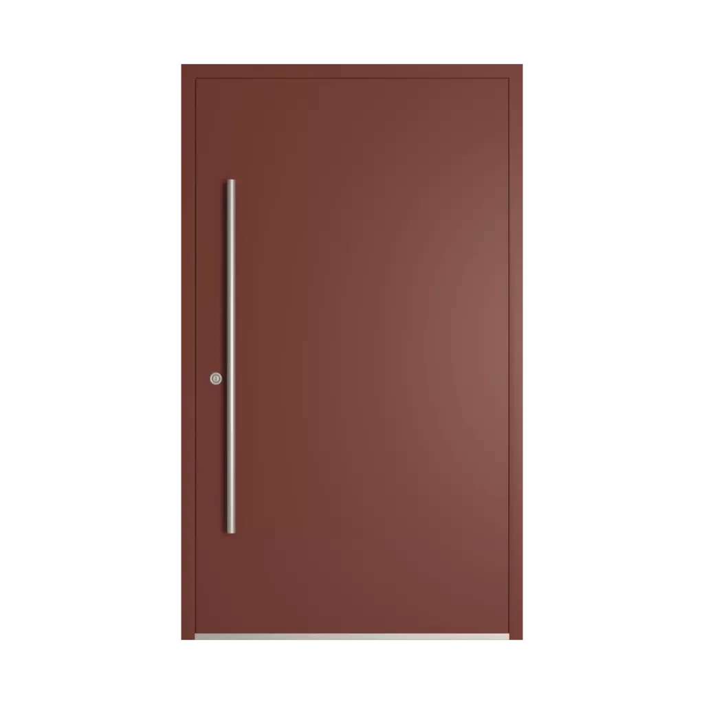 RAL 3009 Oxide red entry-doors models-of-door-fillings adezo wilno  