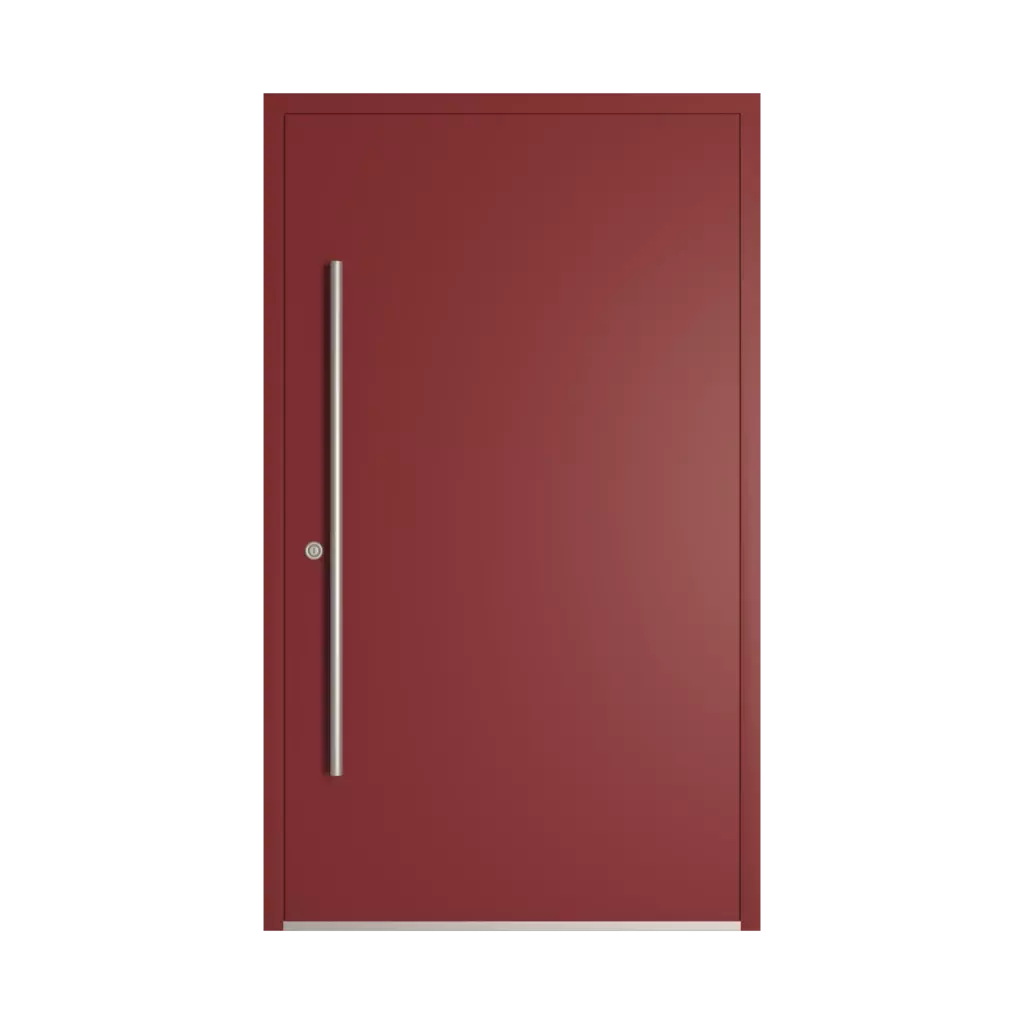 RAL 3011 Brown red entry-doors models-of-door-fillings adezo wilno  