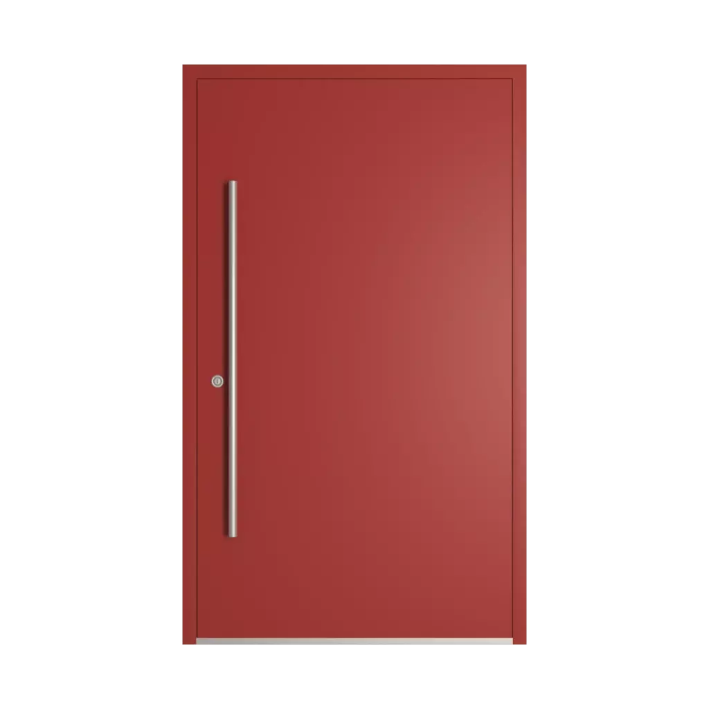 RAL 3013 Tomato red entry-doors models-of-door-fillings dindecor cl11  