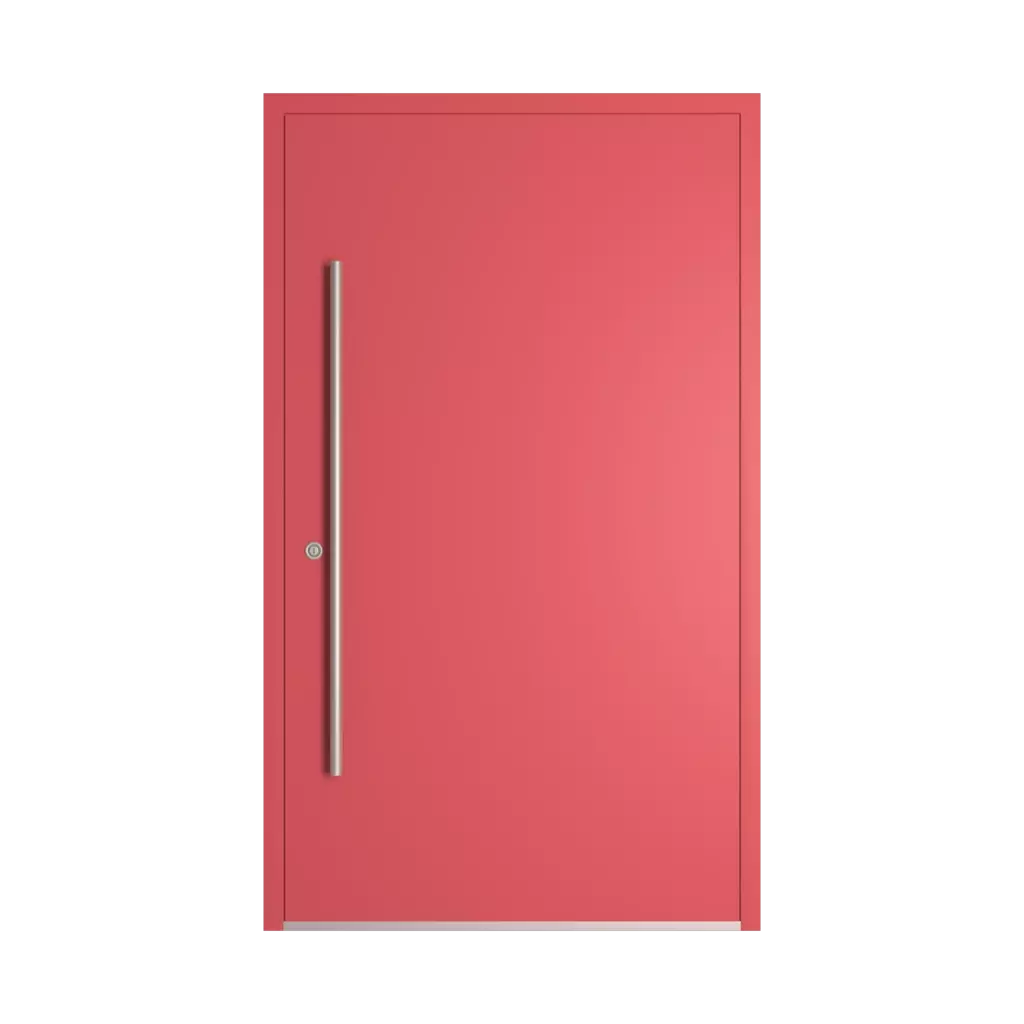 RAL 3017 Rose entry-doors models-of-door-fillings dindecor sl01  