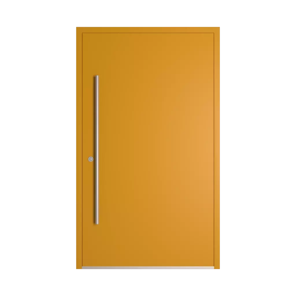 RAL 1005 Honey yellow entry-doors models-of-door-fillings dindecor sl01  