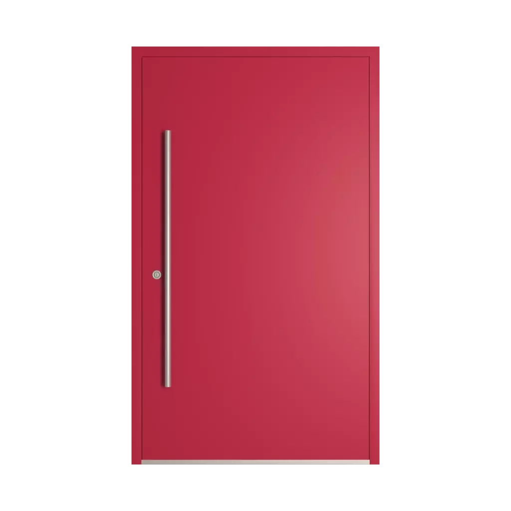 RAL 3027 Raspberry red entry-doors models-of-door-fillings adezo wilno  