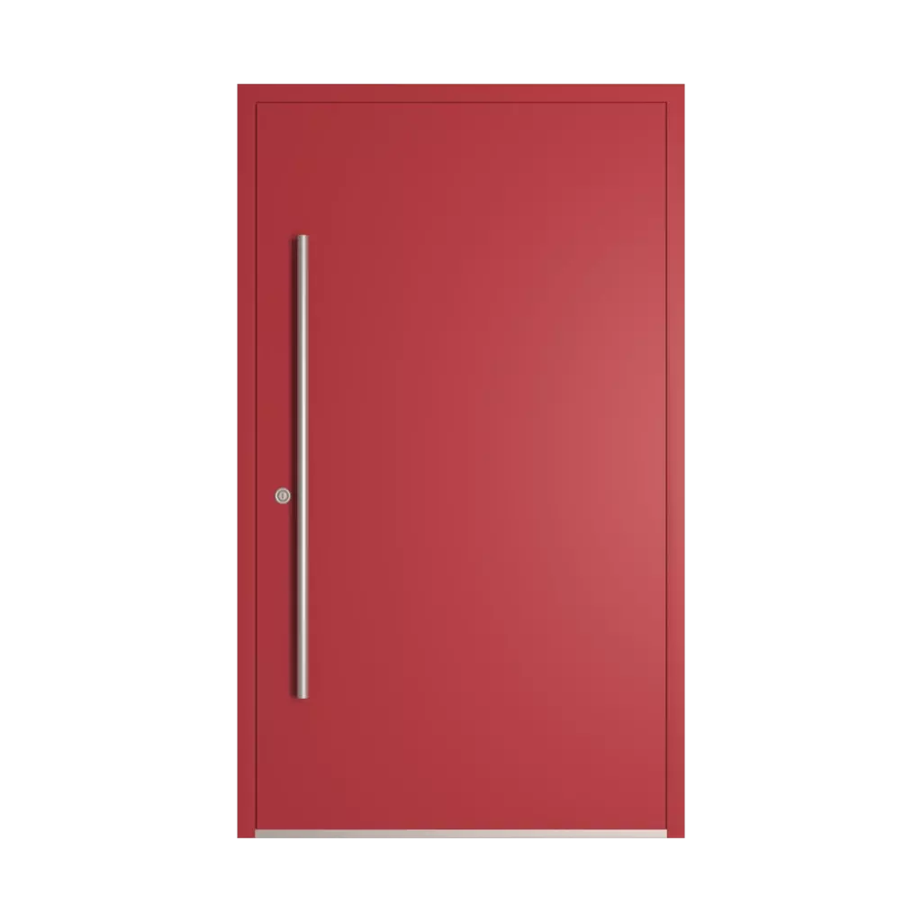 RAL 3031 Orient red entry-doors models-of-door-fillings dindecor model-6129  