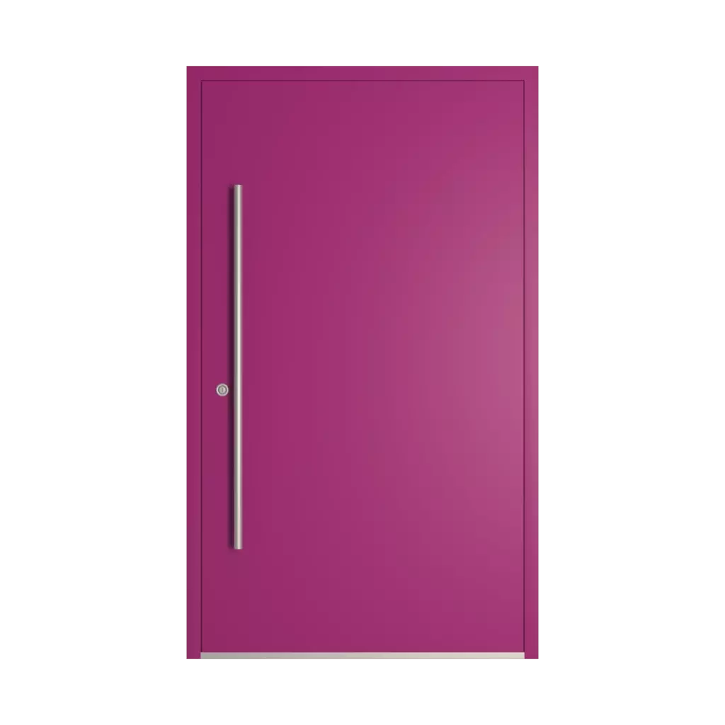RAL 4006 Traffic purple entry-doors models-of-door-fillings dindecor 6010-pvc  