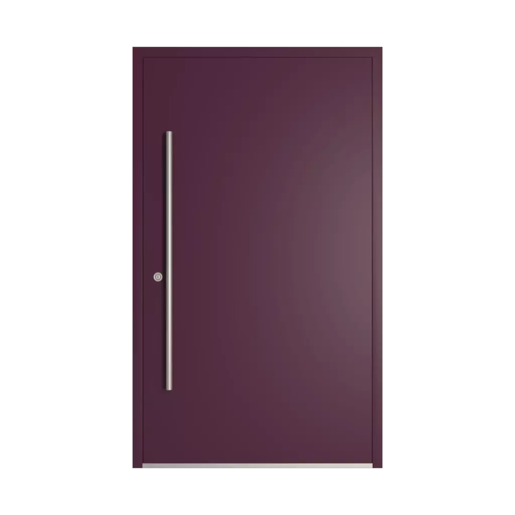 RAL 4007 Purple violet entry-doors models-of-door-fillings dindecor model-5041  