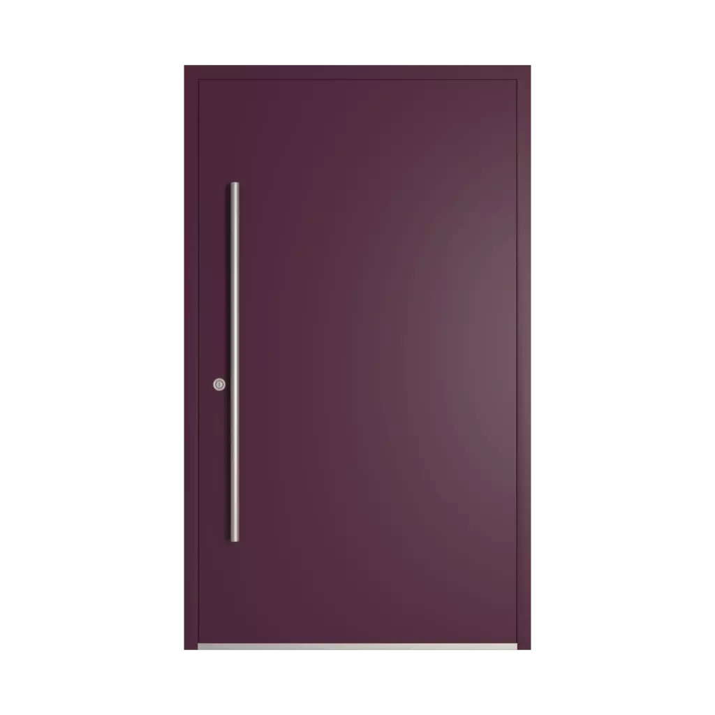 RAL 4007 Purple violet entry-doors models-of-door-fillings dindecor 6024-pvc  