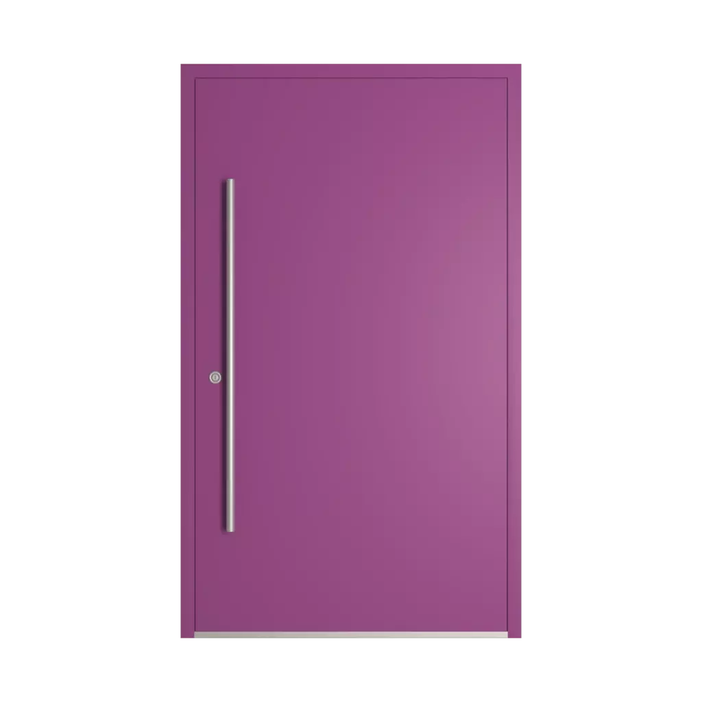 RAL 4008 Signal violet entry-doors models-of-door-fillings dindecor model-6129  