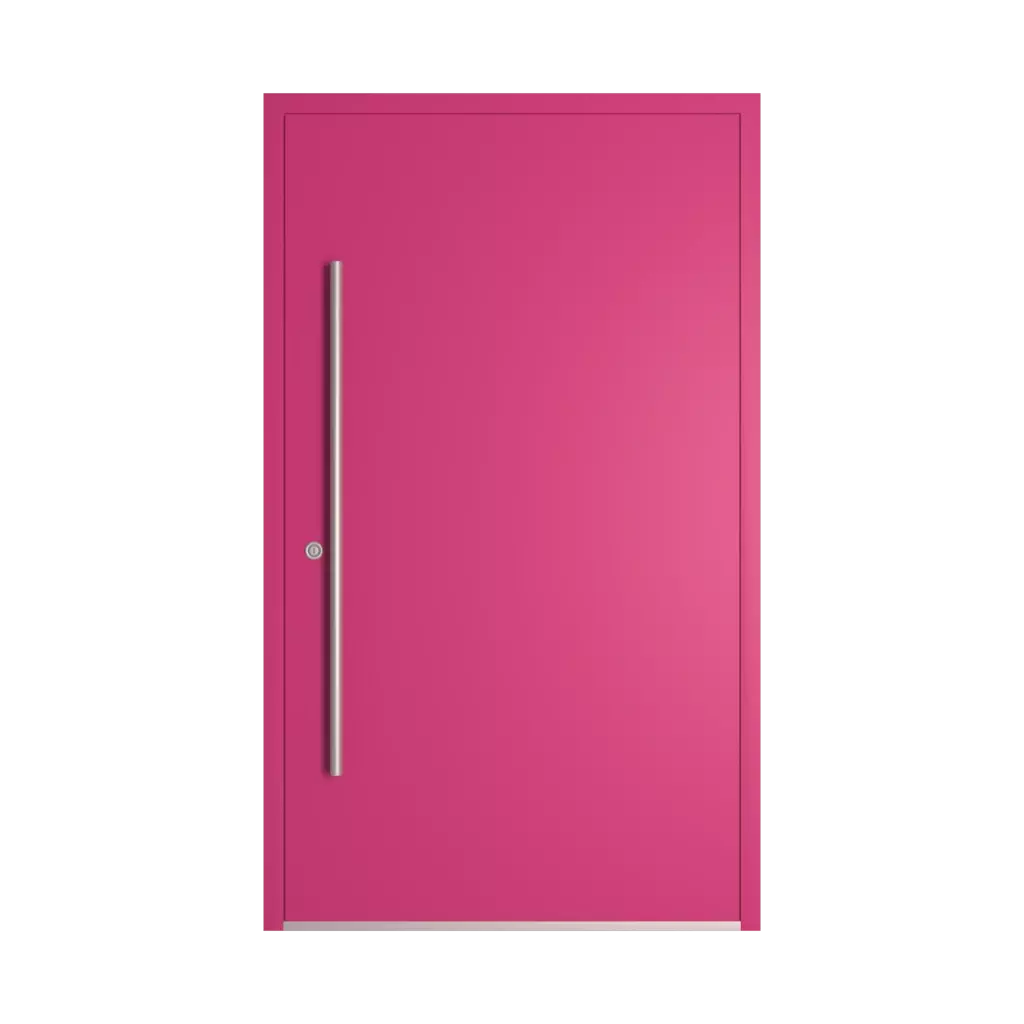 RAL 4010 Telemagenta entry-doors models-of-door-fillings dindecor model-6129  