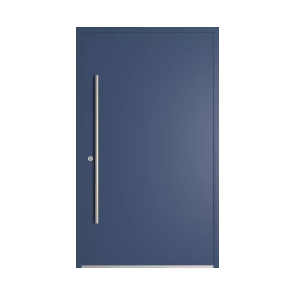 RAL 5000 Violet blue entry-doors models-of-door-fillings dindecor 1701-pvc  