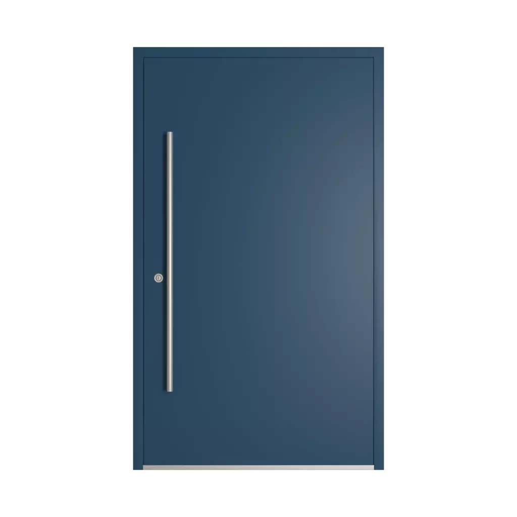 RAL 5001 Green blue entry-doors models-of-door-fillings dindecor 6027-pvc  