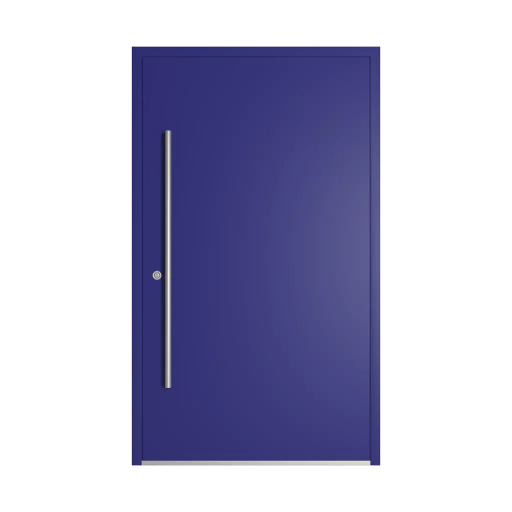 RAL 5002 Ultramarine blue entry-doors models-of-door-fillings dindecor sl01  
