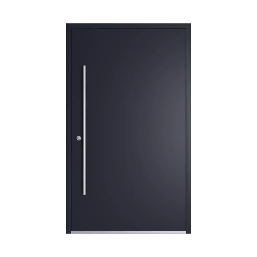RAL 5004 Black blue entry-doors models-of-door-fillings adezo wilno  