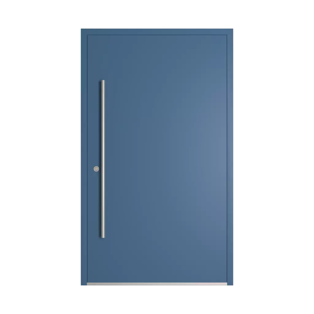 RAL 5007 Brilliant blue entry-doors models-of-door-fillings dindecor sl01  