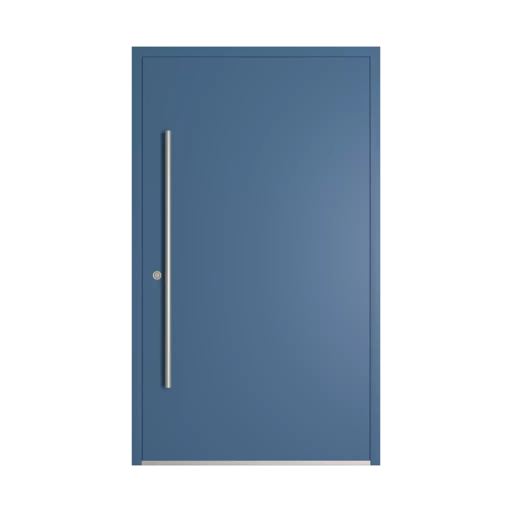 RAL 5007 Brilliant blue entry-doors models-of-door-fillings dindecor cl03  