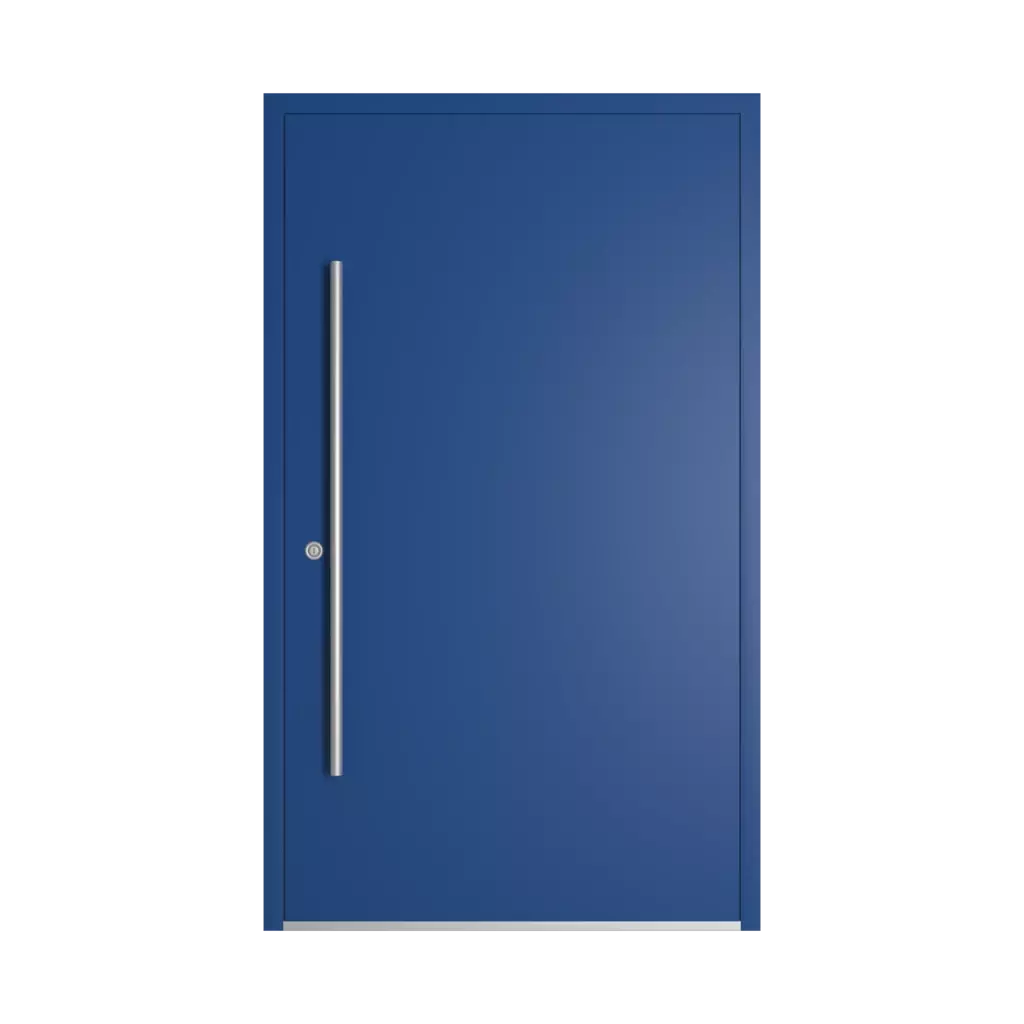 RAL 5010 Gentian blue entry-doors models-of-door-fillings dindecor sl01  