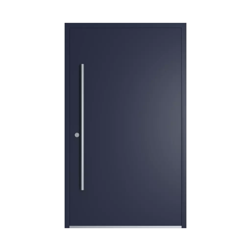 RAL 5011 Steel blue entry-doors models-of-door-fillings adezo wilno  