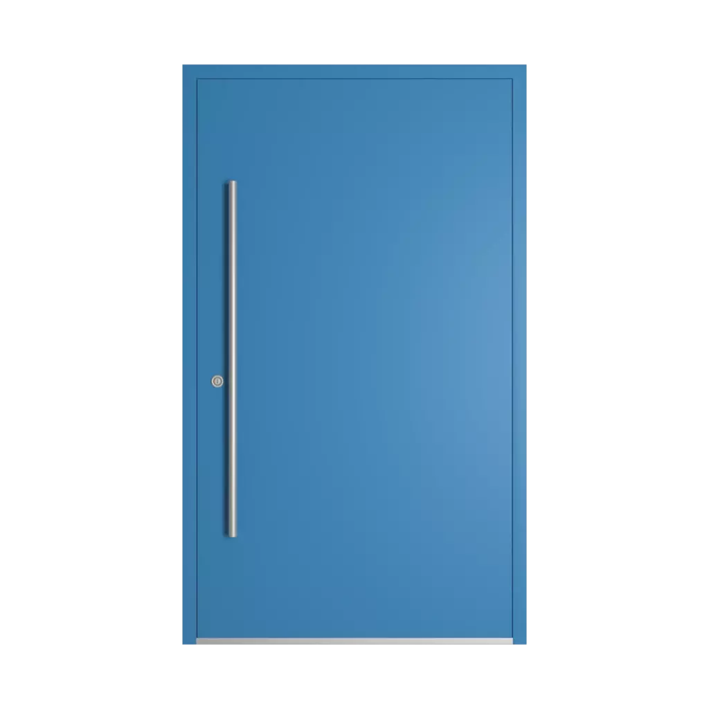 RAL 5012 Light blue entry-doors models-of-door-fillings adezo wilno  