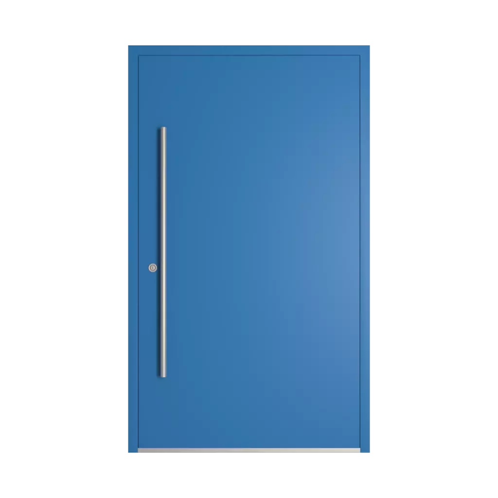 RAL 5015 Sky blue entry-doors models-of-door-fillings adezo wilno  