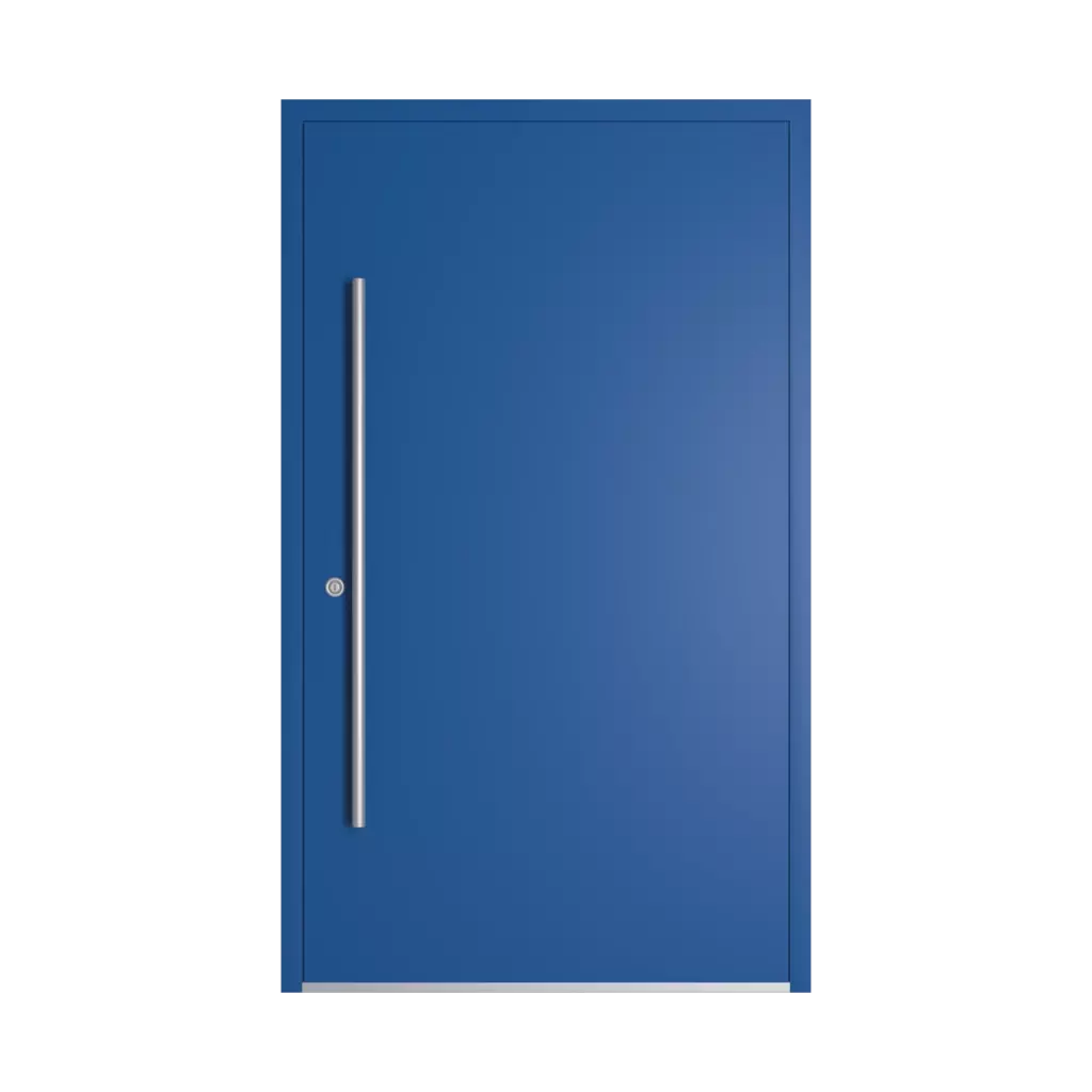 RAL 5017 Traffic blue entry-doors models-of-door-fillings dindecor 5026-pvc  