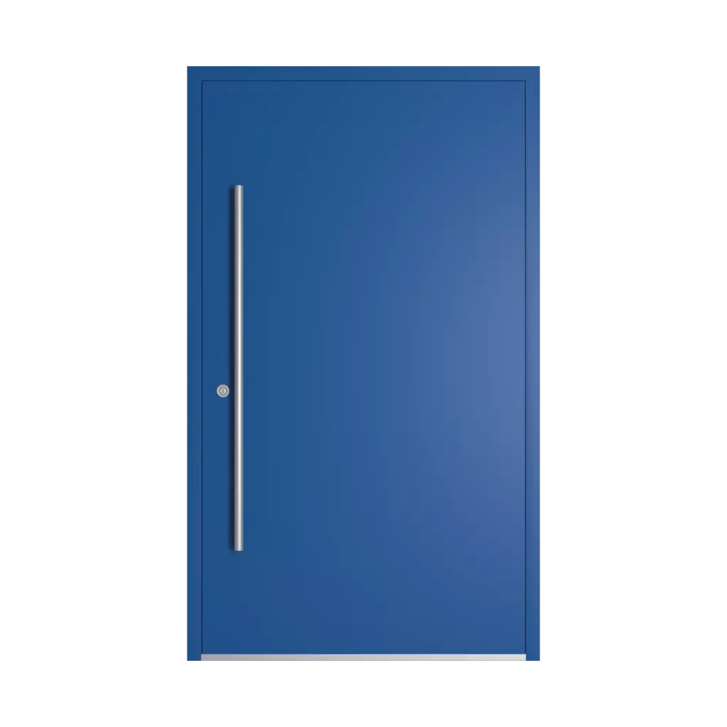 RAL 5017 Traffic blue entry-doors models-of-door-fillings dindecor 6004-pvc  