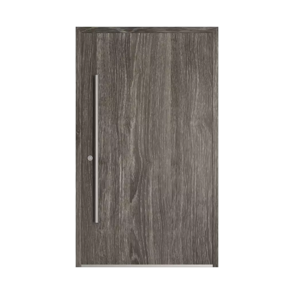Gray sheffield oak entry-doors models-of-door-fillings dindecor sl01  
