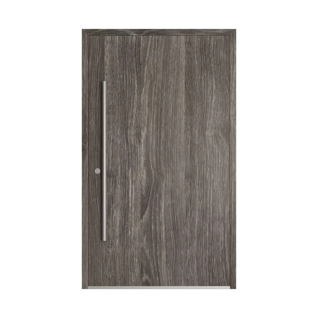 Gray sheffield oak entry-doors models-of-door-fillings adezo wilno  