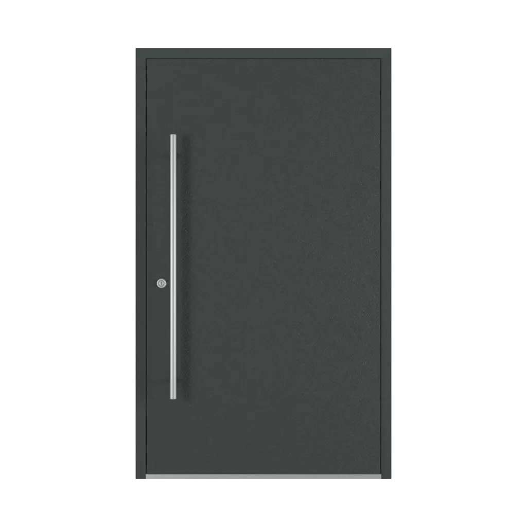 Gray anthracite sand ✨ entry-doors models-of-door-fillings dindecor 6120-pwz  