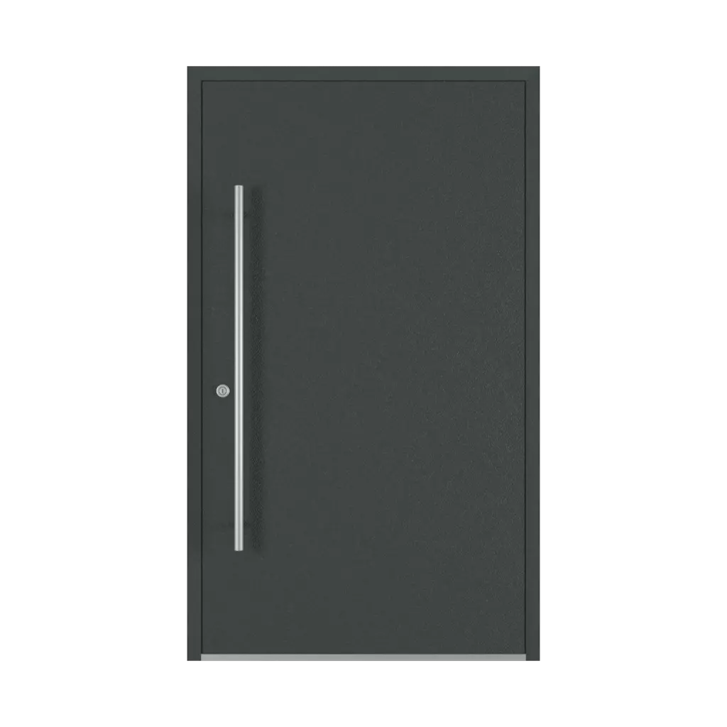 Gray anthracite sand ✨ entry-doors models-of-door-fillings dindecor sl01  