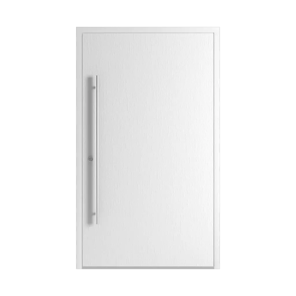 Traffic white aludec entry-doors models-of-door-fillings dindecor cl07  