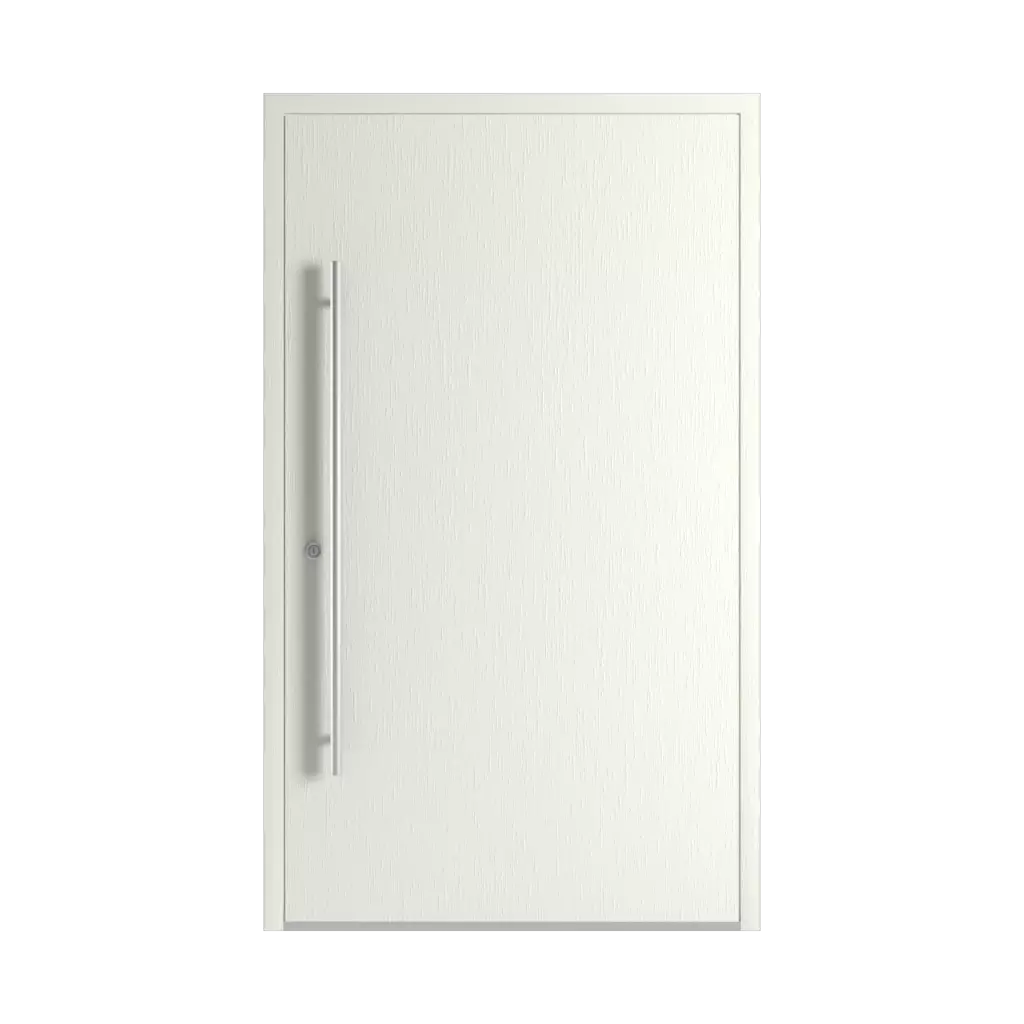 Textured white entry-doors models-of-door-fillings dindecor 6003-pvc  