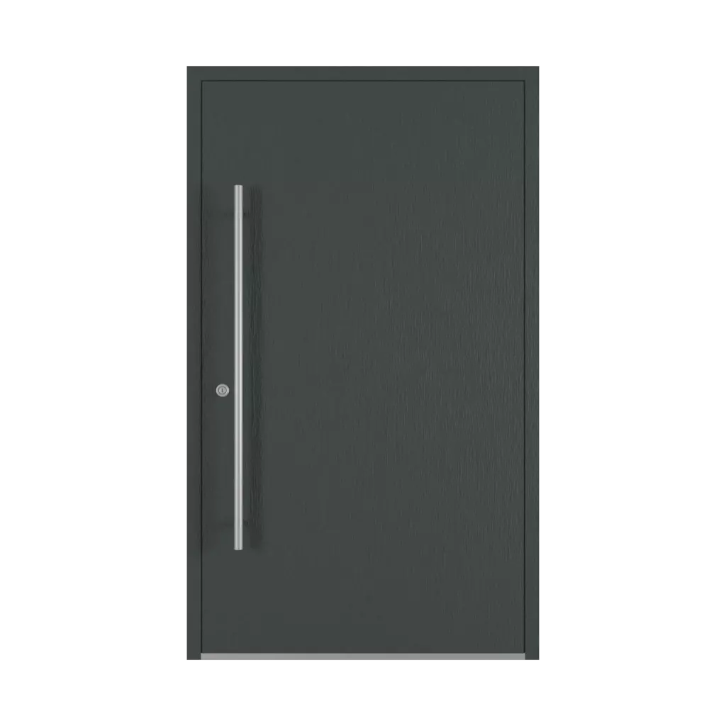 Anthracite gray ✨ entry-doors models-of-door-fillings dindecor 6120-pwz  