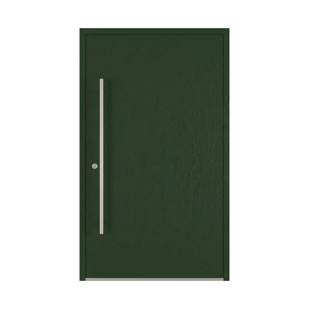 Dark green entry-doors models-of-door-fillings dindecor ll01  