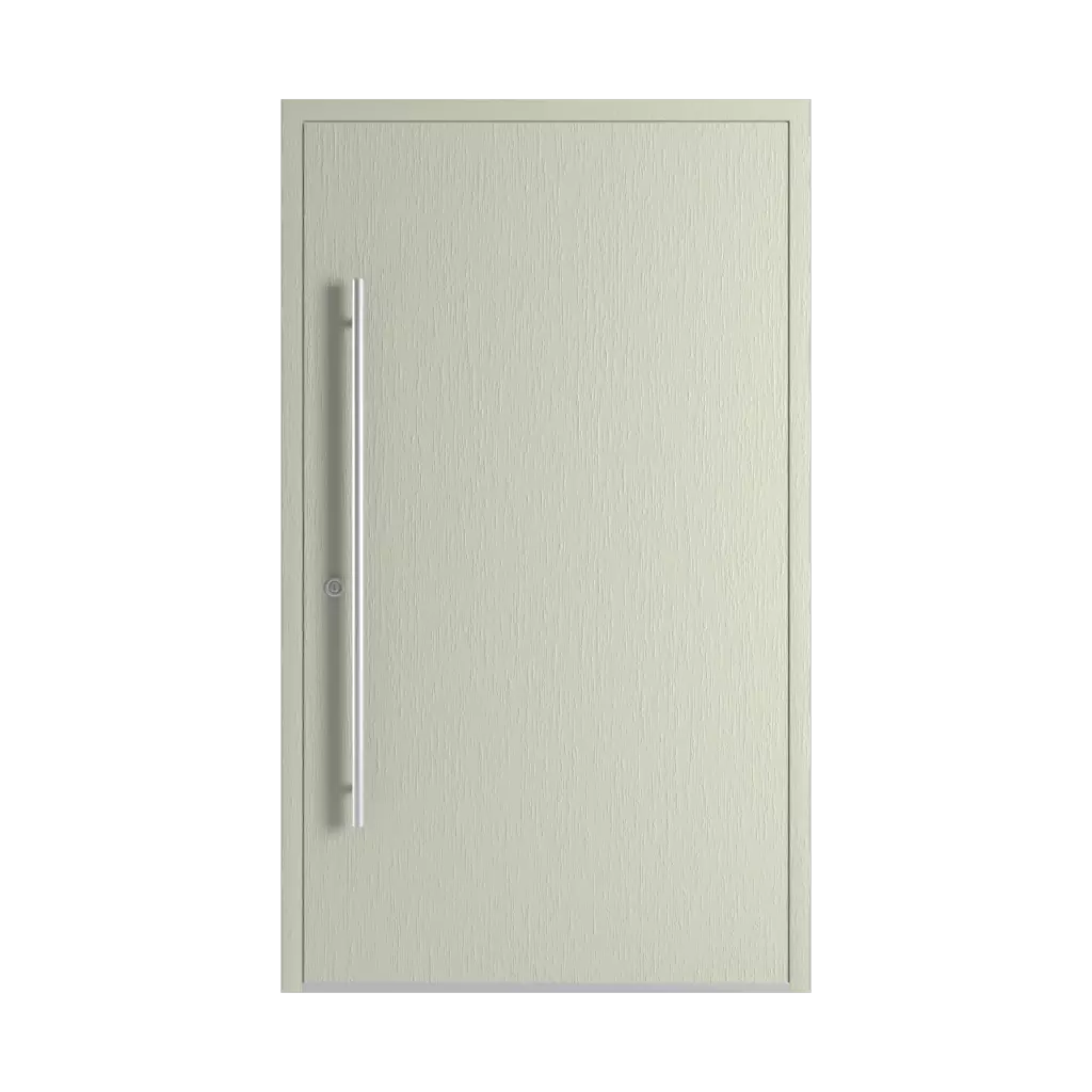 Gray beige entry-doors models-of-door-fillings dindecor 6013-pvc-black  