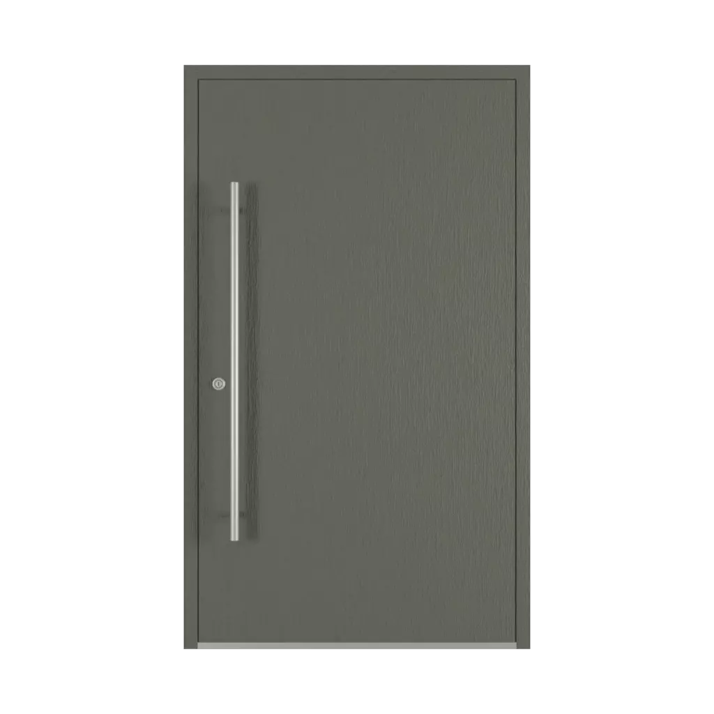 Textured quartz gray entry-doors models-of-door-fillings dindecor ll06  