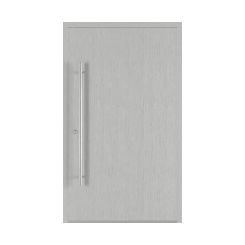 Metbrush aluminium entry-doors models-of-door-fillings dindecor ll01  