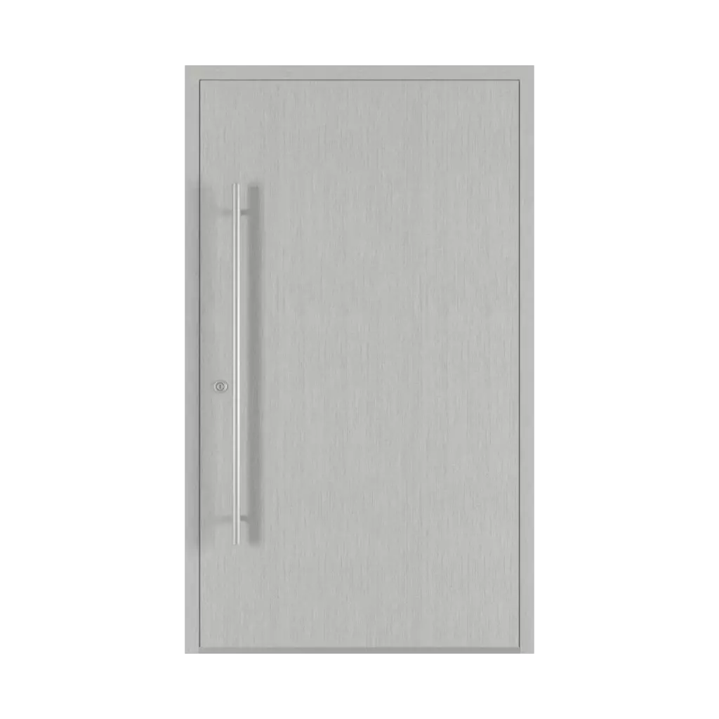 Metbrush aluminium entry-doors models-of-door-fillings dindecor model-6129  