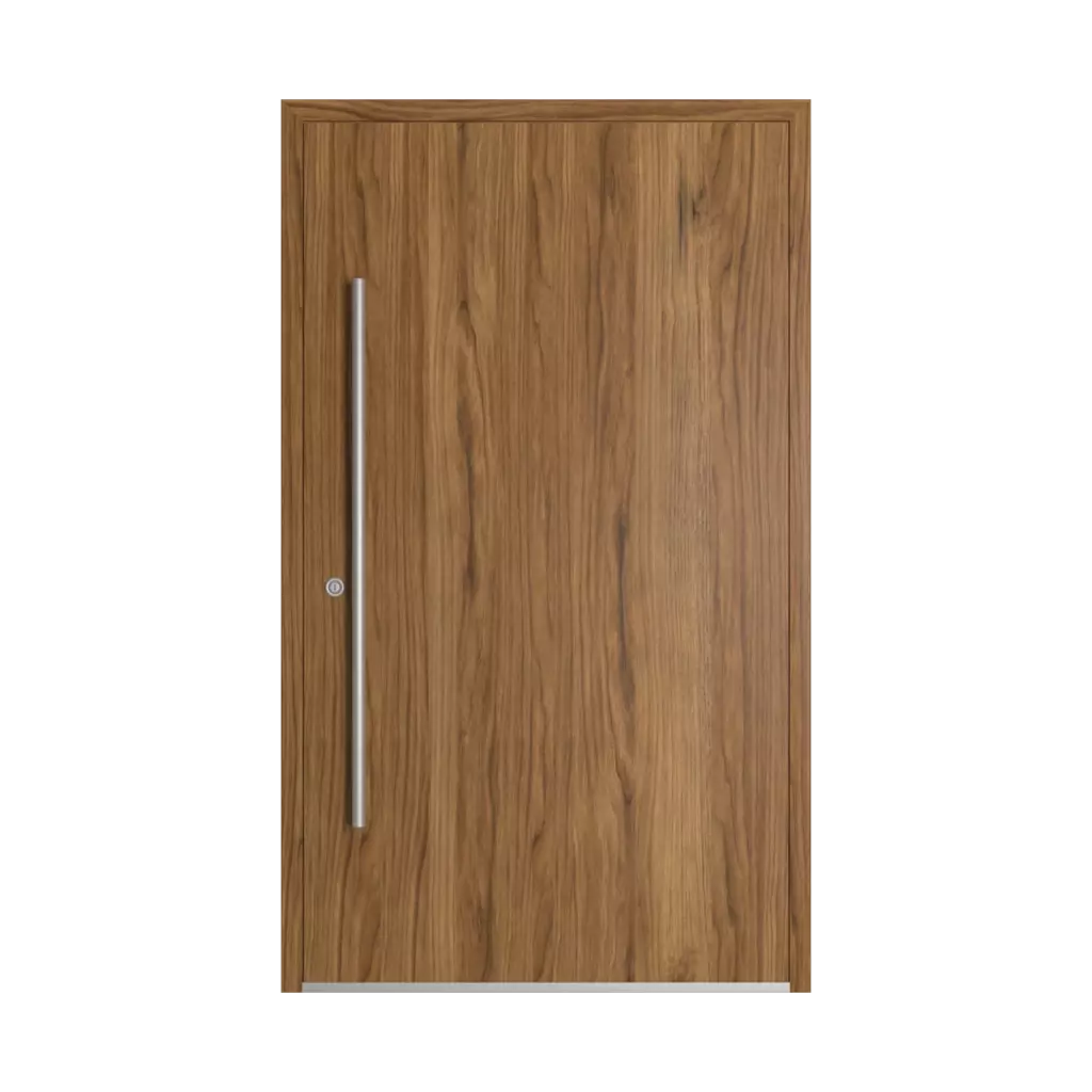 Khaki oak ✨ entry-doors models-of-door-fillings dindecor 6002-black-pvc  