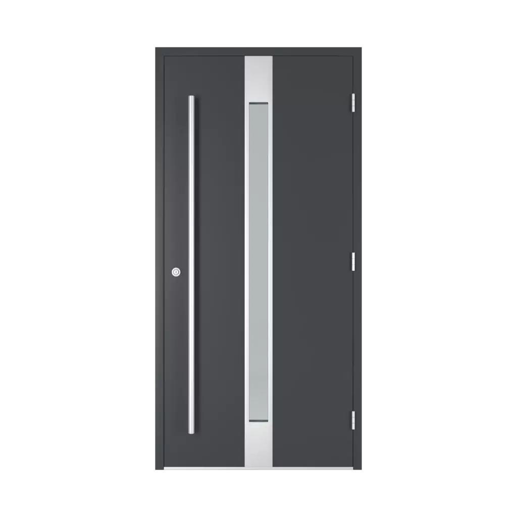 Door without transom entry-doors models-of-door-fillings dindecor model-6129  