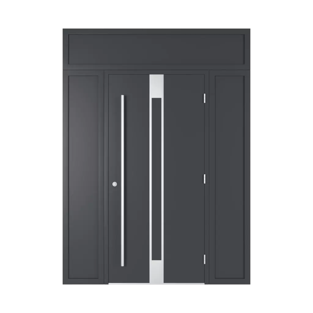 Door with full transom entry-doors models-of-door-fillings dindecor 6024-pvc  