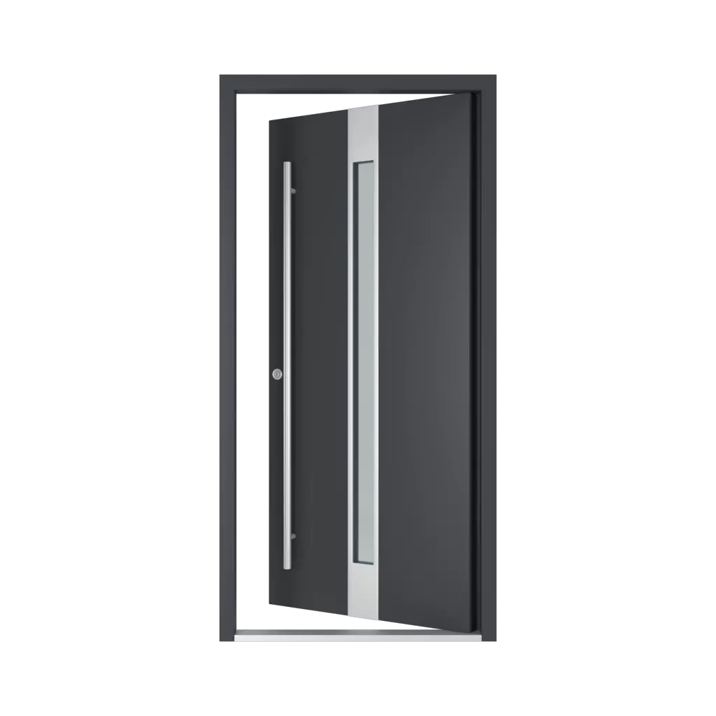 Left opening inwards entry-doors models-of-door-fillings dindecor sl01  