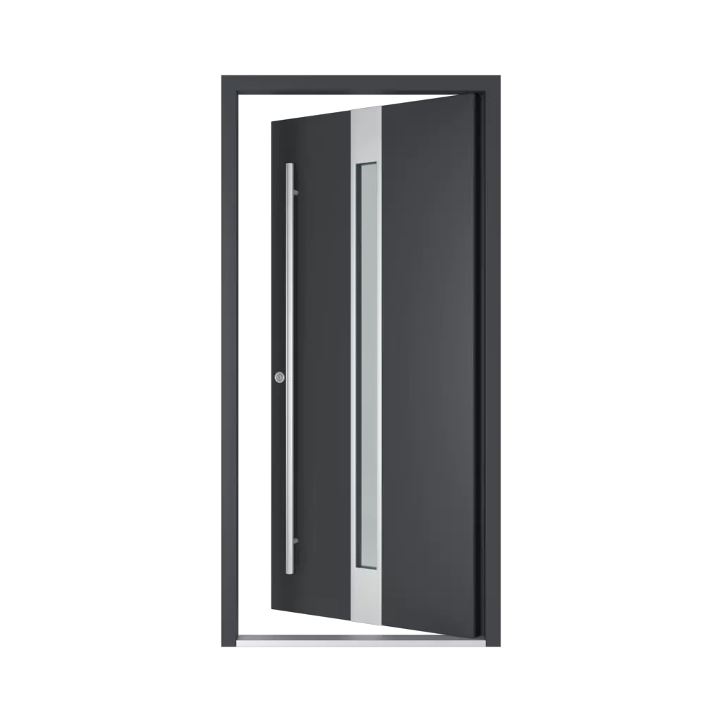 Left opening inwards entry-doors models-of-door-fillings dindecor model-6129  