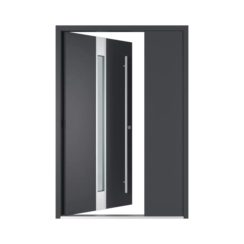 The right one opens inwards entry-doors models-of-door-fillings dindecor model-6129  